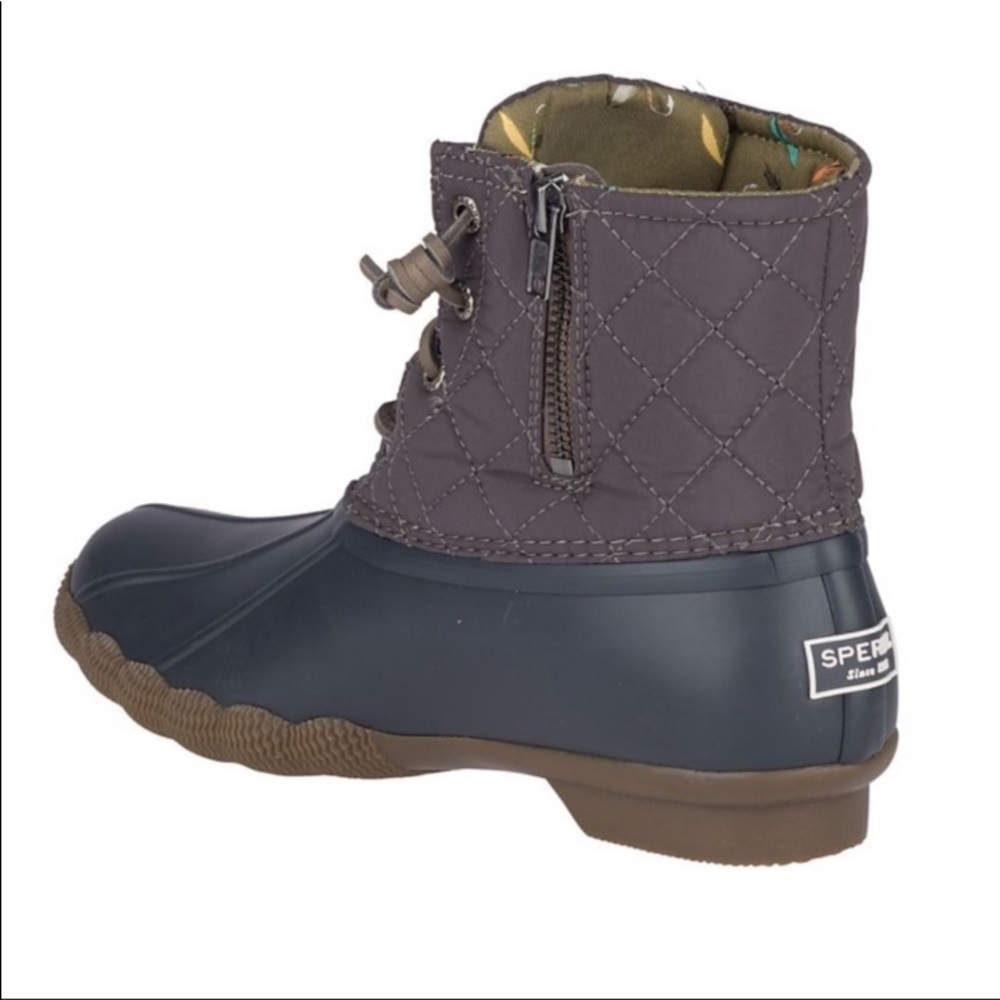☔️💜SPERRY💜❄️Women’s Saltwater Quilted Duck Boots - Picture 2 of 13